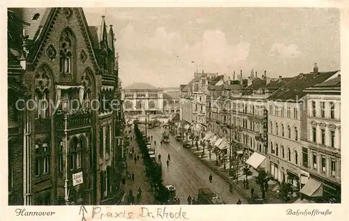 AK / Ansichtskarte Hannover Bahnhofstrasse Hannover