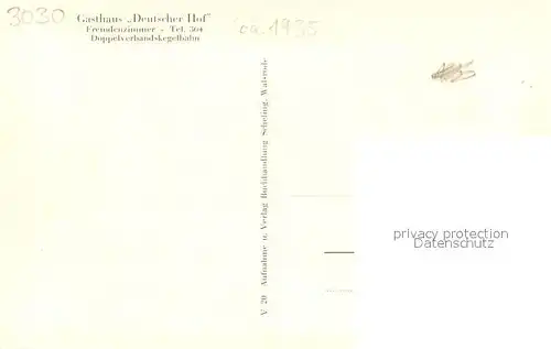 AK / Ansichtskarte Walsrode_Lueneburger_Heide Gasthaus Deutscher Hof Walsrode_Lueneburger_Heide