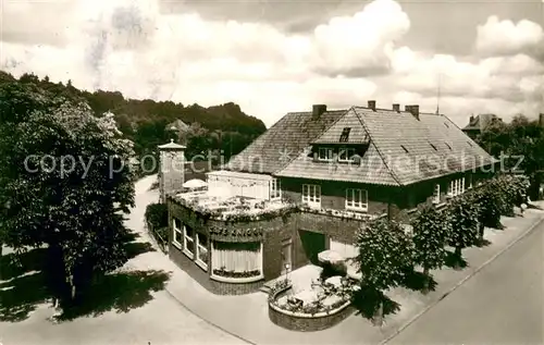 AK / Ansichtskarte Hitzacker_Elbe Cafe Knigge Hitzacker Elbe