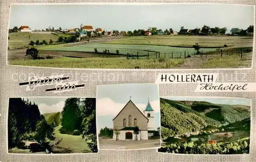 AK / Ansichtskarte Hollerath Panorama Waldpartie Kirche Hollerath