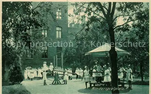 AK / Ansichtskarte Bruehl_Rheinland Pensionat und Lyzeum der Ursulinen Kinderspielplatz Bruehl_Rheinland