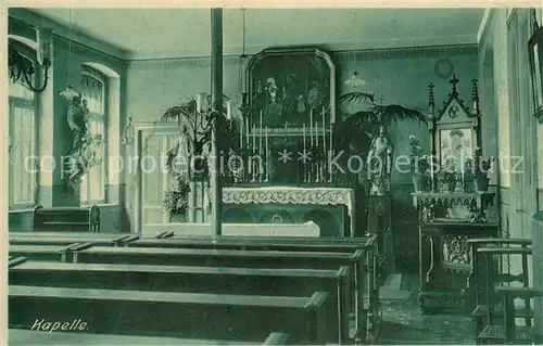AK / Ansichtskarte Bruehl_Rheinland Pensionat und Lyzeum der Ursulinen Kapelle Bruehl_Rheinland