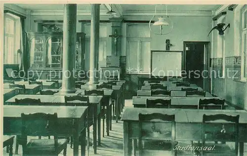AK / Ansichtskarte Bruehl_Rheinland Pensionat und Lyzeum der Ursulinen Studiensaal Bruehl_Rheinland