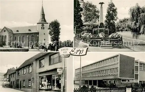 AK / Ansichtskarte Erp_Rheinland Kirche Denkmal Ortsansichten Erp_Rheinland