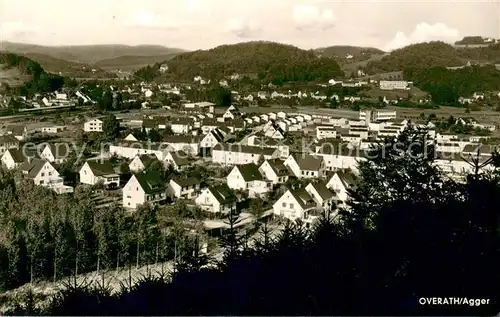 AK / Ansichtskarte Overath Agger Panorama Overath