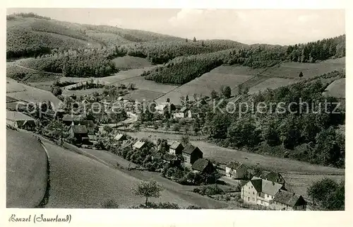 AK / Ansichtskarte Bonzel_Lennestadt Gesamtansicht 
