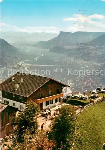 AK / Ansichtskarte Dorf_Tirol Gasthaus Hochmut Fernsicht Blick ins Tal Dorf_Tirol