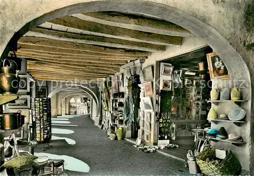 AK / Ansichtskarte Morcote_Lago_di_Lugano I portici Morcote_Lago_di_Lugano