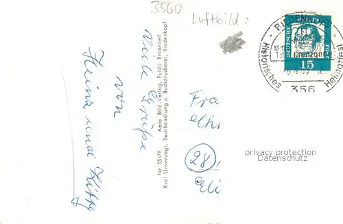 AK / Ansichtskarte Biedenkopf_Lahn Siedlung Teilansicht 