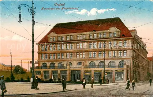 AK / Ansichtskarte Krefeld Hansahaus am Hauptbahnhof Krefeld