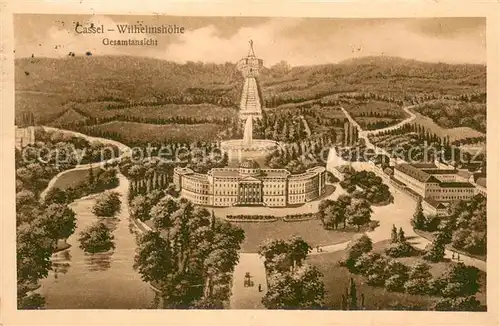 AK / Ansichtskarte Kassel Wilhelmshoehe Gesamtansicht Kassel