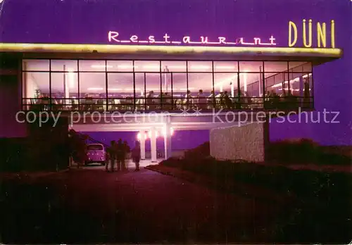 AK / Ansichtskarte Slantchev_Brjag Restaurant Dueni Nachtaufnahme Slantchev_Brjag