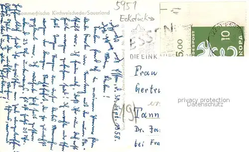 AK / Ansichtskarte Kirchveischede Gesamtansicht Kirchveischede