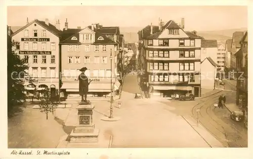 AK / Ansichtskarte Kassel Alt Kassel St. Martinsplatz Kassel