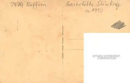 AK / Ansichtskarte Hoexter_Weser Gaststaette Steinkrug  Hoexter Weser