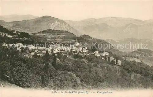 AK / Ansichtskarte Saint Savin_Hautes Pyrenees Vue generale Saint Savin