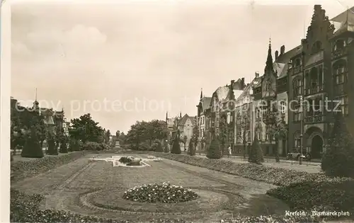 AK / Ansichtskarte Krefeld Bismarckplatz Krefeld