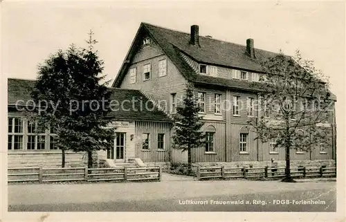 AK / Ansichtskarte Frauenwald_Thueringen FDGB Ferienheim Frauenwald Thueringen