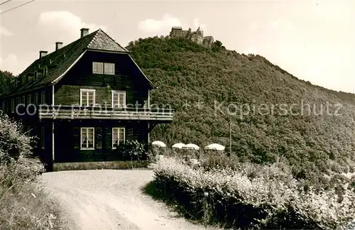 AK / Ansichtskarte Waldeck_Edersee Waldhotel Jaegerheim am See Waldeck Edersee