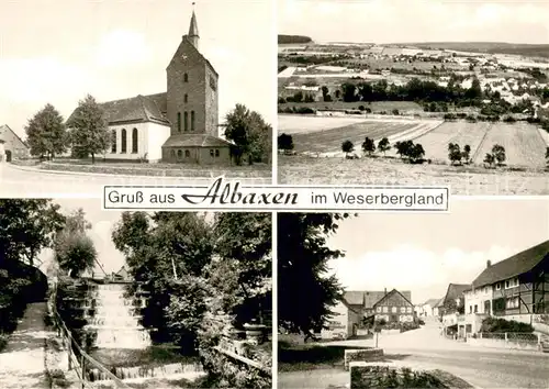 AK / Ansichtskarte Albaxen Kirche und Teilansichten Albaxen