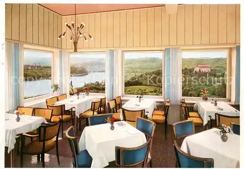 AK / Ansichtskarte Baldeneysee Kaffee Restaurant Heimliche Liebe Innenansicht Baldeneysee