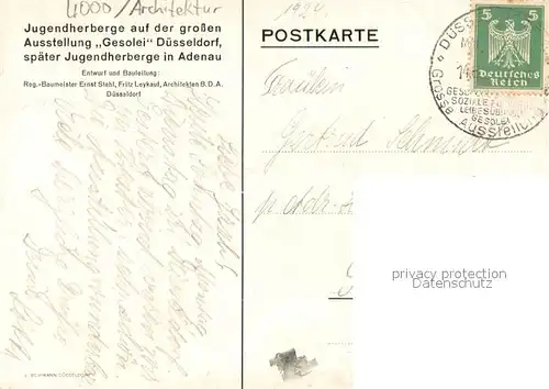 AK / Ansichtskarte Adenau Jugendherberge Adenau