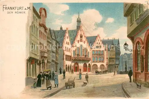 AK / Ansichtskarte Frankfurt_Main Der Roemer Frankfurt Main