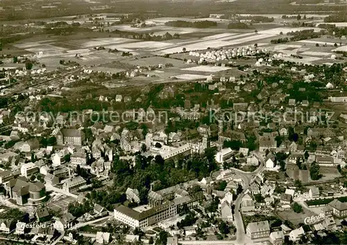 AK / Ansichtskarte Coesfeld Fliegeraufnahme Gesamtansicht Coesfeld