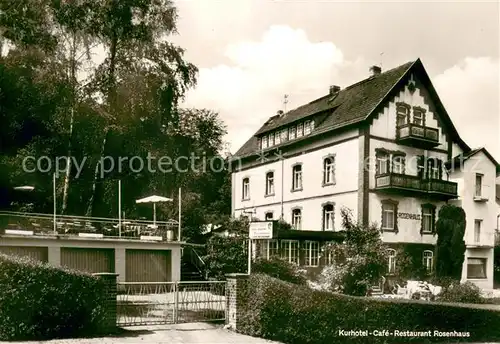 AK / Ansichtskarte Taunus_Region Niederhausen Kurhotel Rosenhaus Aussenansicht Taunus Region