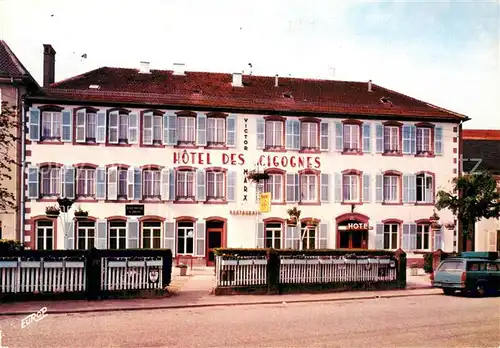 AK / Ansichtskarte Abreschviller_Moselle Hotel des Cigognes Abreschviller_Moselle