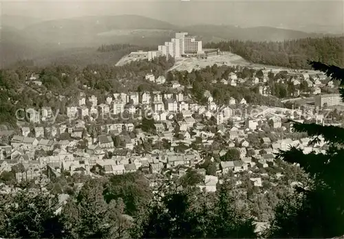 AK / Ansichtskarte Friedrichroda Panorama Blick zum FDGB Ferienheim August Bebel Friedrichroda