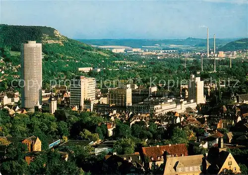 AK / Ansichtskarte Jena_Thueringen Panorama Blick vom Landgrafen Jentower Hochhaus  Jena Thueringen