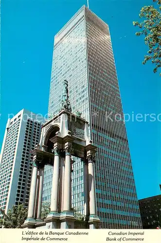 AK / Ansichtskarte Montreal_Quebec Canadian Imperial Bank of Commerce Skyscraper Montreal Quebec