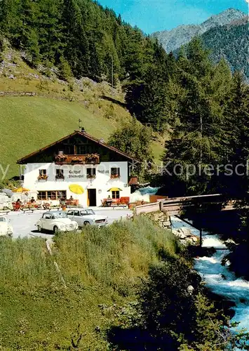 AK / Ansichtskarte Niederthal Gasthof Pension Stuibenfall oetztal Niederthal