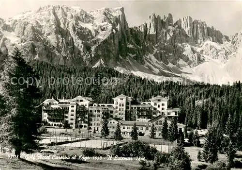 AK / Ansichtskarte Carezza_Catinaccio_Trentino Karerseehotel Latemar Dolomiten 