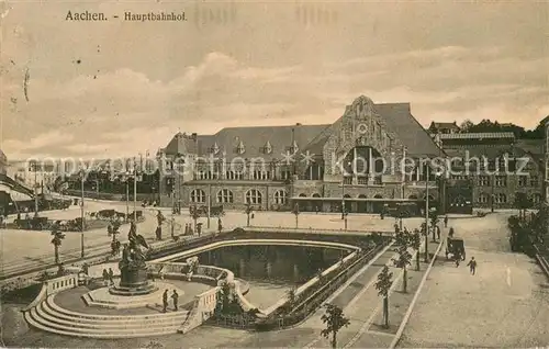 AK / Ansichtskarte Aachen Hauptbahnhof Aachen