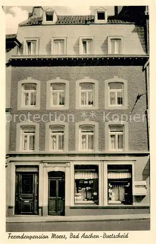 AK / Ansichtskarte Burtscheid_Aachen Fremdenpension Moers Burtscheid Aachen