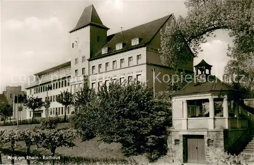 AK / Ansichtskarte Porz_Koeln Rathaus Porz_Koeln