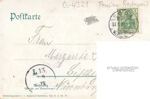 AK / Ansichtskarte Roda_Heidegrund Weihertalmuehle Roda Heidegrund