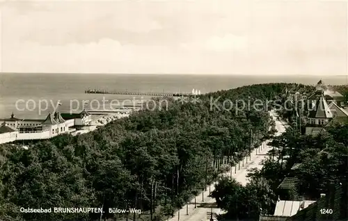 AK / Ansichtskarte Brunshaupten_Ostseebad Panorama Buelow Weg Brunshaupten_Ostseebad