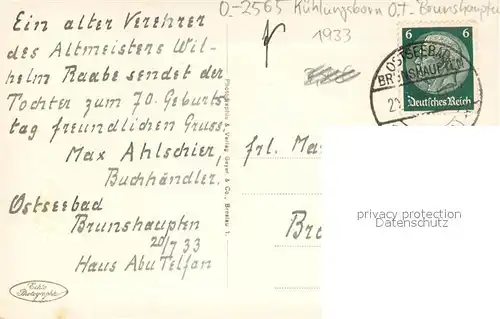 AK / Ansichtskarte Brunshaupten_Ostseebad Panorama Buelow Weg Brunshaupten_Ostseebad