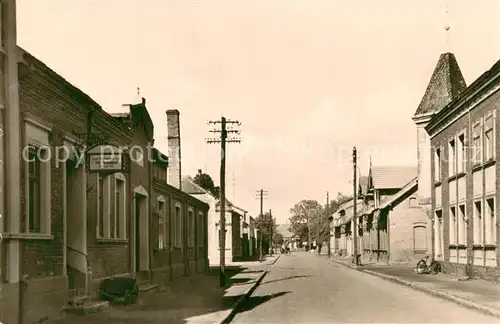 AK / Ansichtskarte Goldbeck_Altmark Babener Strasse mit Gaststaette Zum Bayrischen Hof Goldbeck Altmark