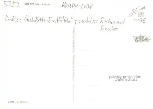 AK / Ansichtskarte Zuelpich Koelntor Zuelpich