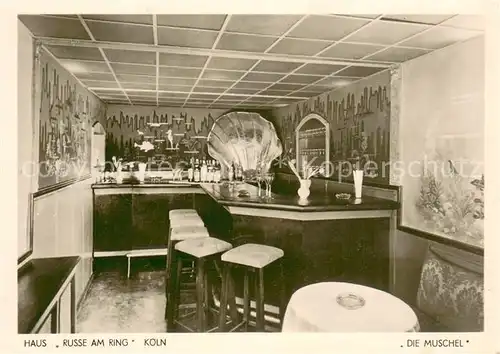 AK / Ansichtskarte Koeln_Rhein Haus Russe am Ring Bar Koeln_Rhein