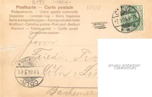 AK / Ansichtskarte Cleve_Kleve_Bad Muehlenteich 