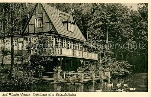 AK / Ansichtskarte Bad_Muender Restaurant zum Waldschloesschen Bad_Muender