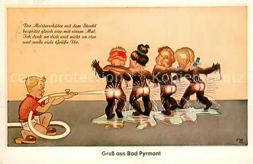 AK / Ansichtskarte Bad_Pyrmont Humorkarte Bad_Pyrmont