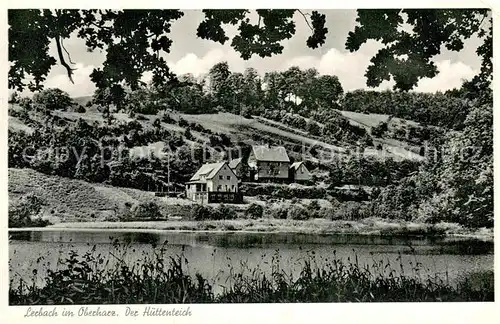 AK / Ansichtskarte Osterode_Harz Huettenteich Osterode_Harz