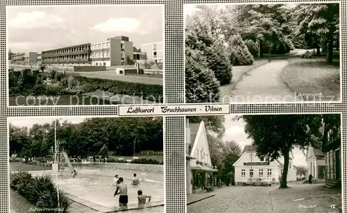 AK / Ansichtskarte Bruchhausen Vilsen Buergerpark Schwimmbad Bruchhausen Vilsen