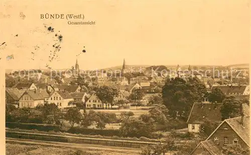 AK / Ansichtskarte Buende_Westfalen Gesamtansicht Buende_Westfalen